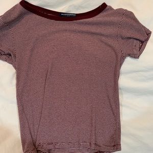 Brandy Melville stripped crop top